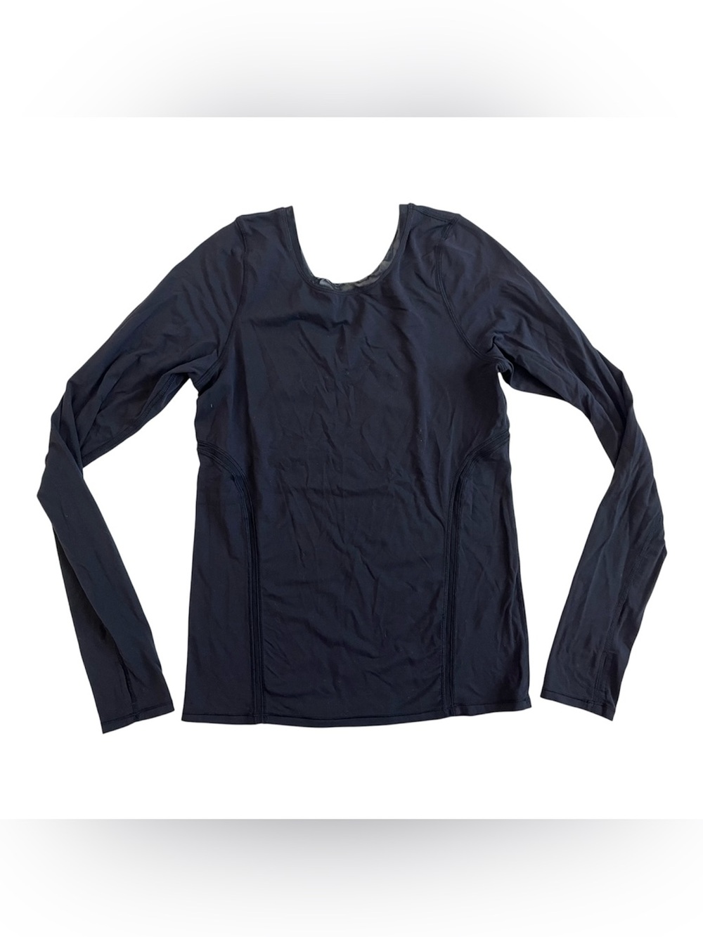 lululemon athletica Black Long-Sleeve Athletic Tee